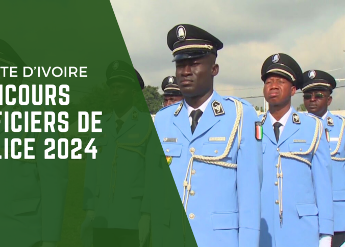 Concours direct de police: officier de police 2024